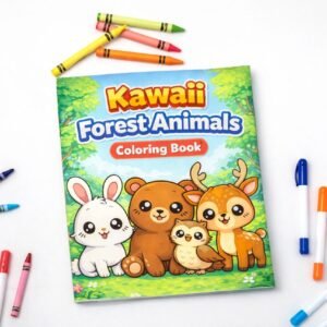 FOREST ANIMAL FRIENDS COLORING BOOK