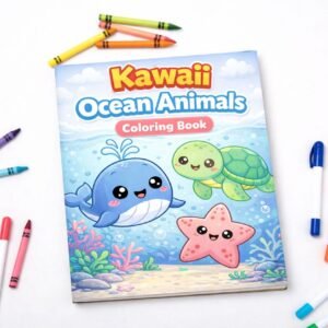 OCEAN ANIMALS COLORING BOOK